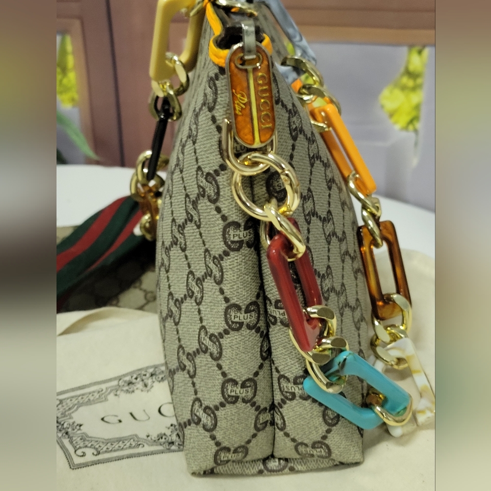 AUTHENTIC GUCCI Plus, Vintage, Clean, Excl. Cond. Custom Trim, Clutch/Bag - Picture 3 of 16
